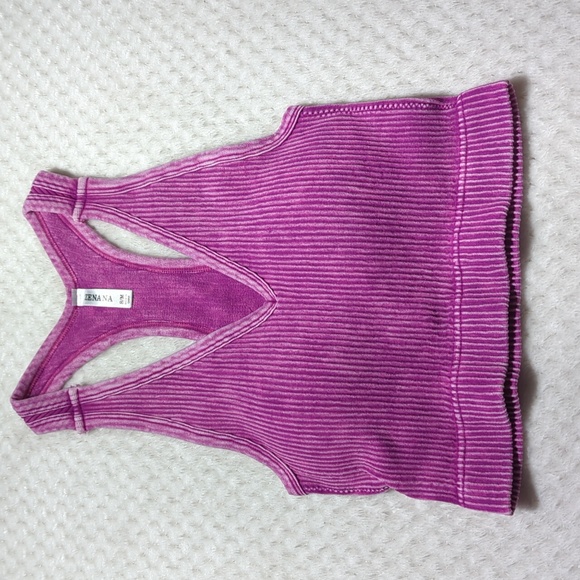 Zenana Outfitters Other - Zenana Stone Wash Racerback Bralette